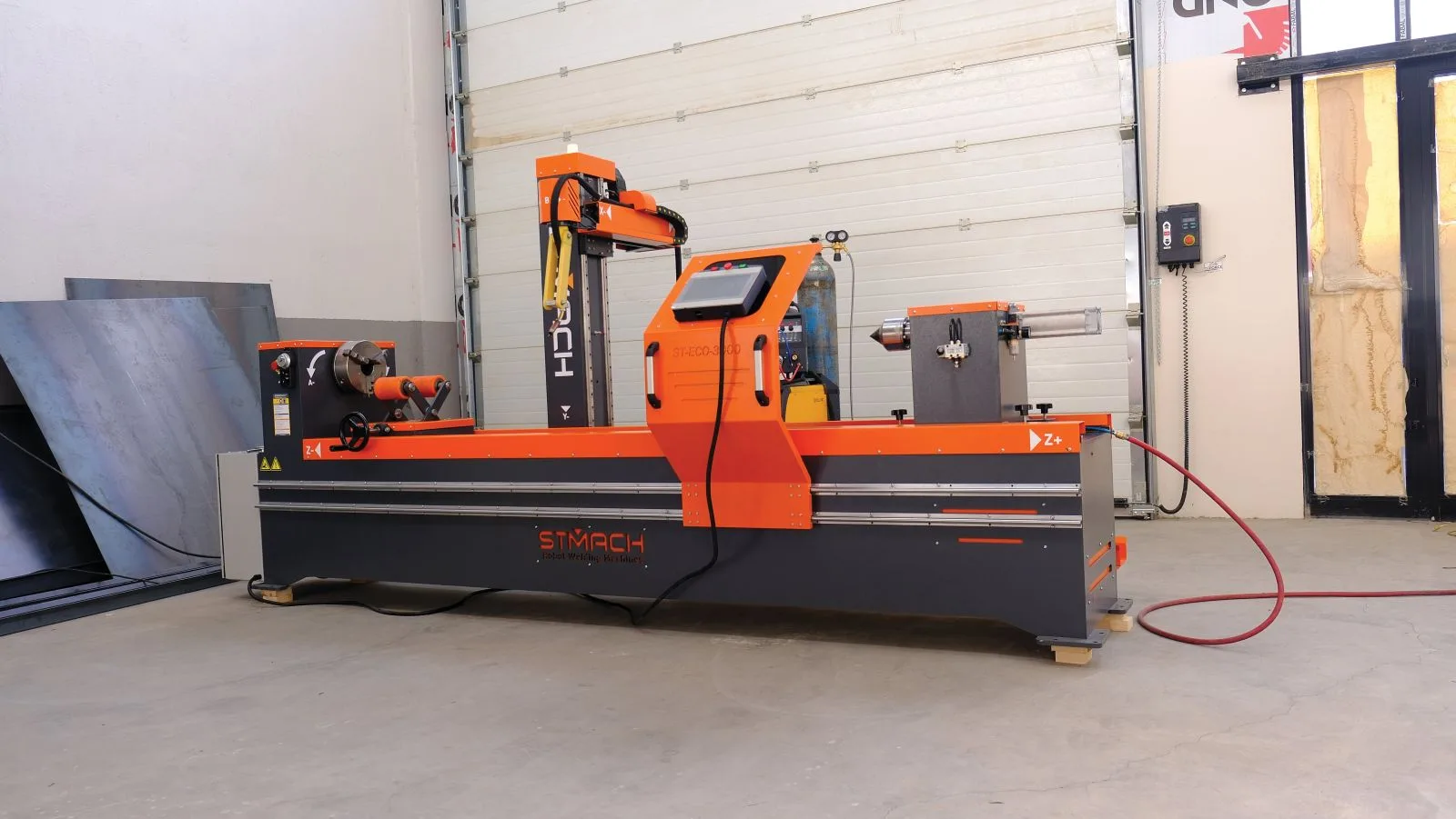 5 Eksen Kaynak Robotu ve Hidrolik Silindir Otomatik Kaynak Makinesi